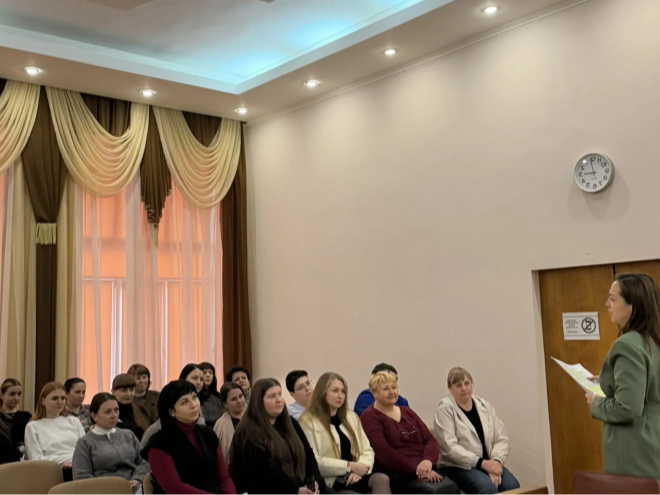 Тельмановская территориальная организация профсоюза работников государственных учреждений провела очередное заседание с активом.